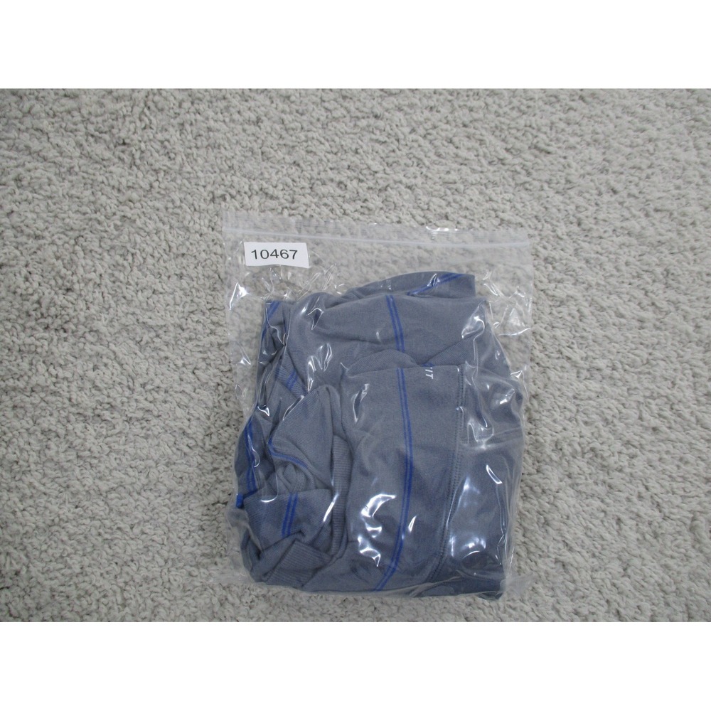 Nike Jacket Mens Medium Blue Gray Zip Dri-Fit Reversible Athletic Sweater Rare - Picture 14 of 14